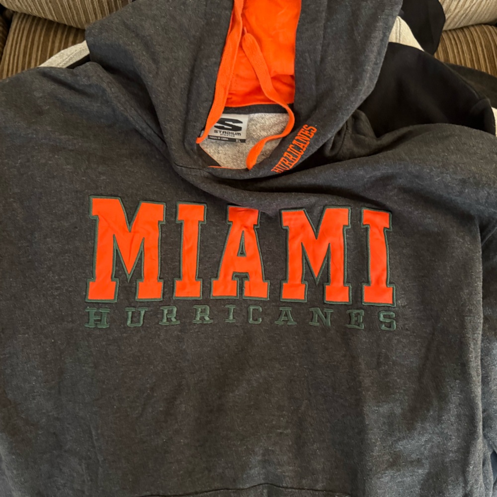Miami hurricane hoodie